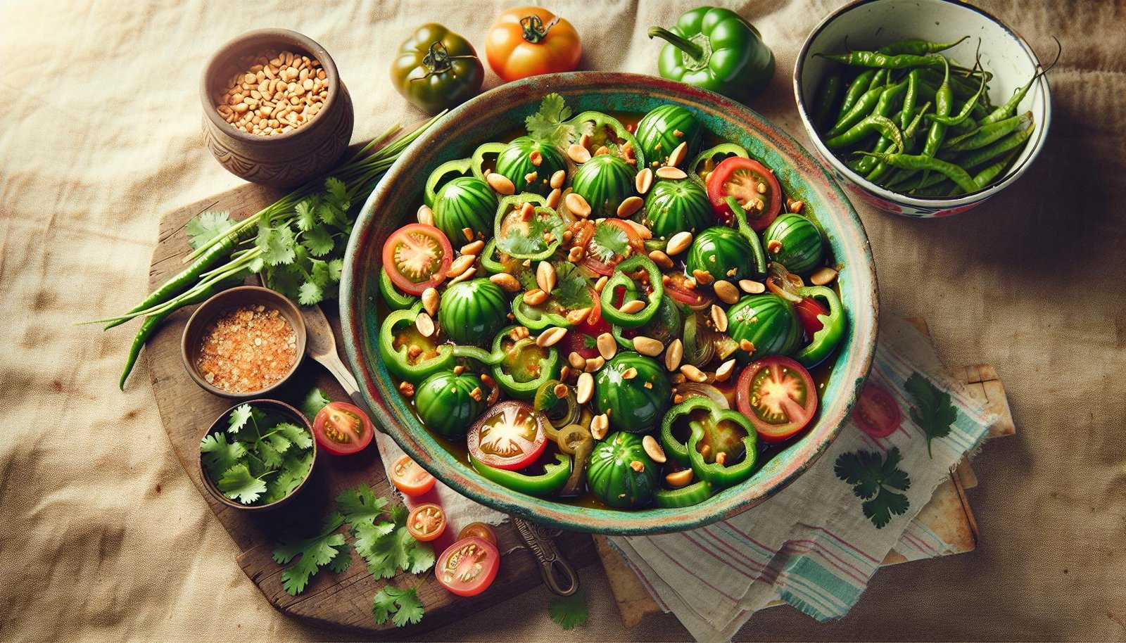 burmese tomato salad