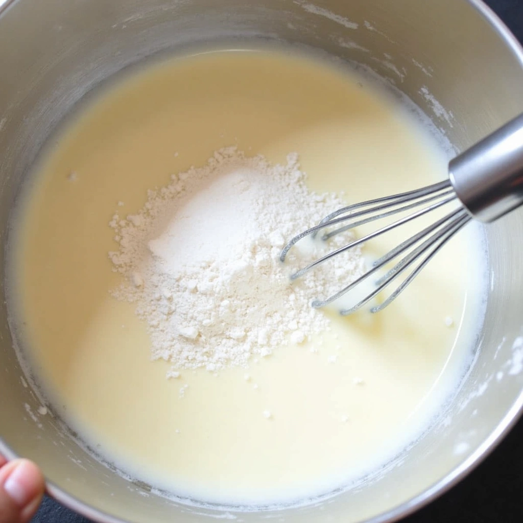 Banh Bot Chien: Crispy Vietnamese Rice Cake Recipe - Step 1: Prepare the Batter