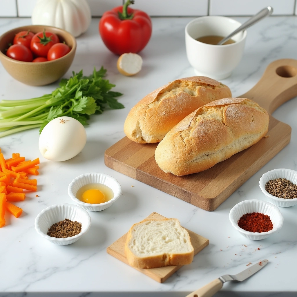 Banh Mi Op La: Vietnamese Fried Egg Sandwich Recipe - Step 1: Prepare Ingredients