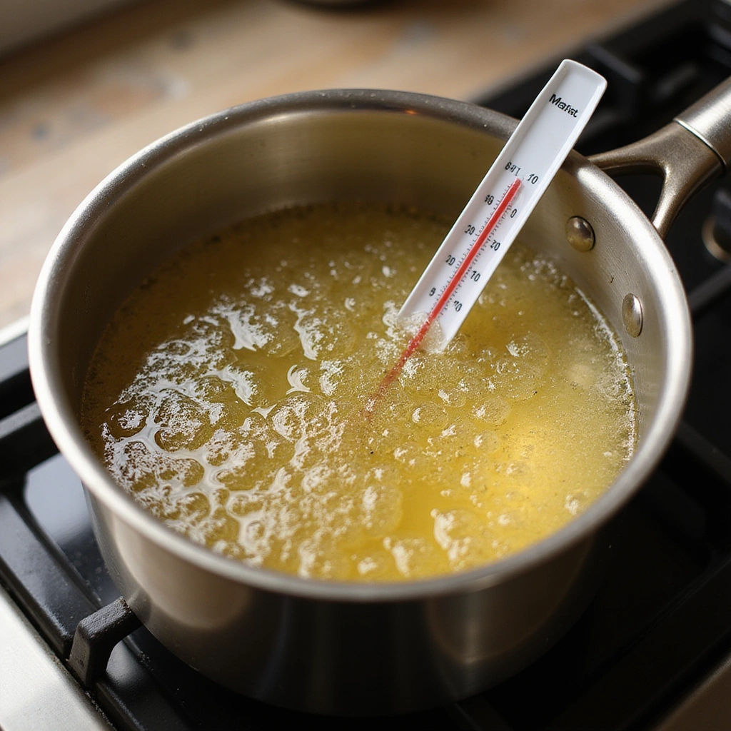 Crispy Vietnamese Fried Fish Recipe - Step 3: Heat the Oil