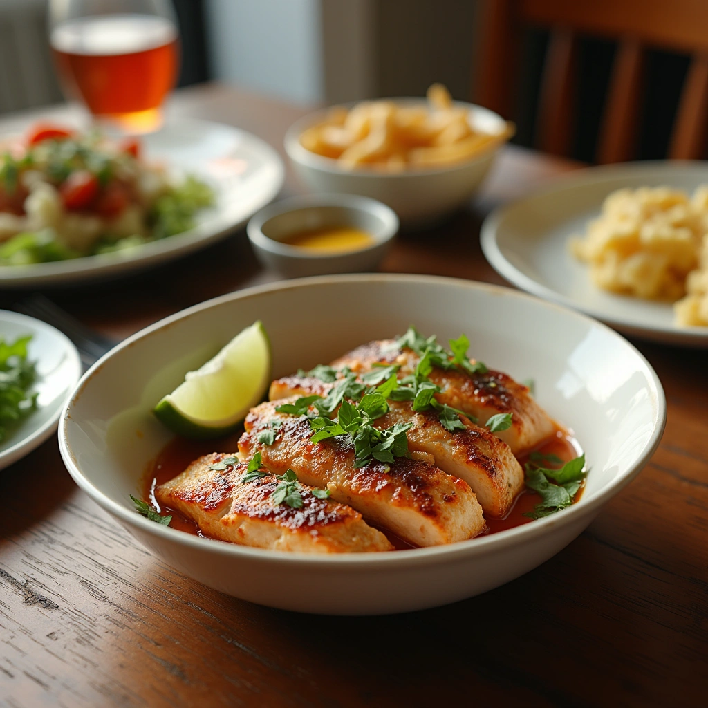 Easy Vietnamese Grilled Fish (Nuong Ca) - Step 7: Garnish and Serve
