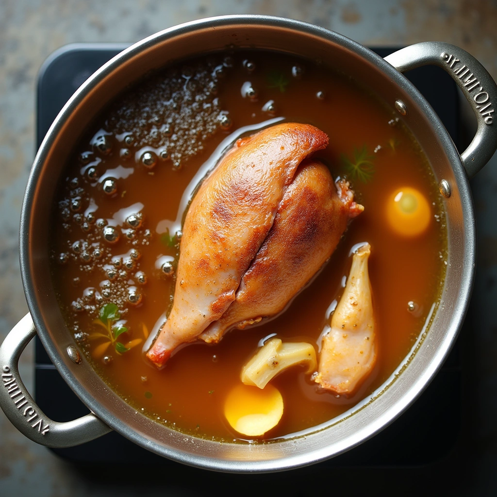How to Cook Banh Canh Gio Heo: Vietnamese Pork Leg Noodle Soup - Step 2: Prepare the Broth