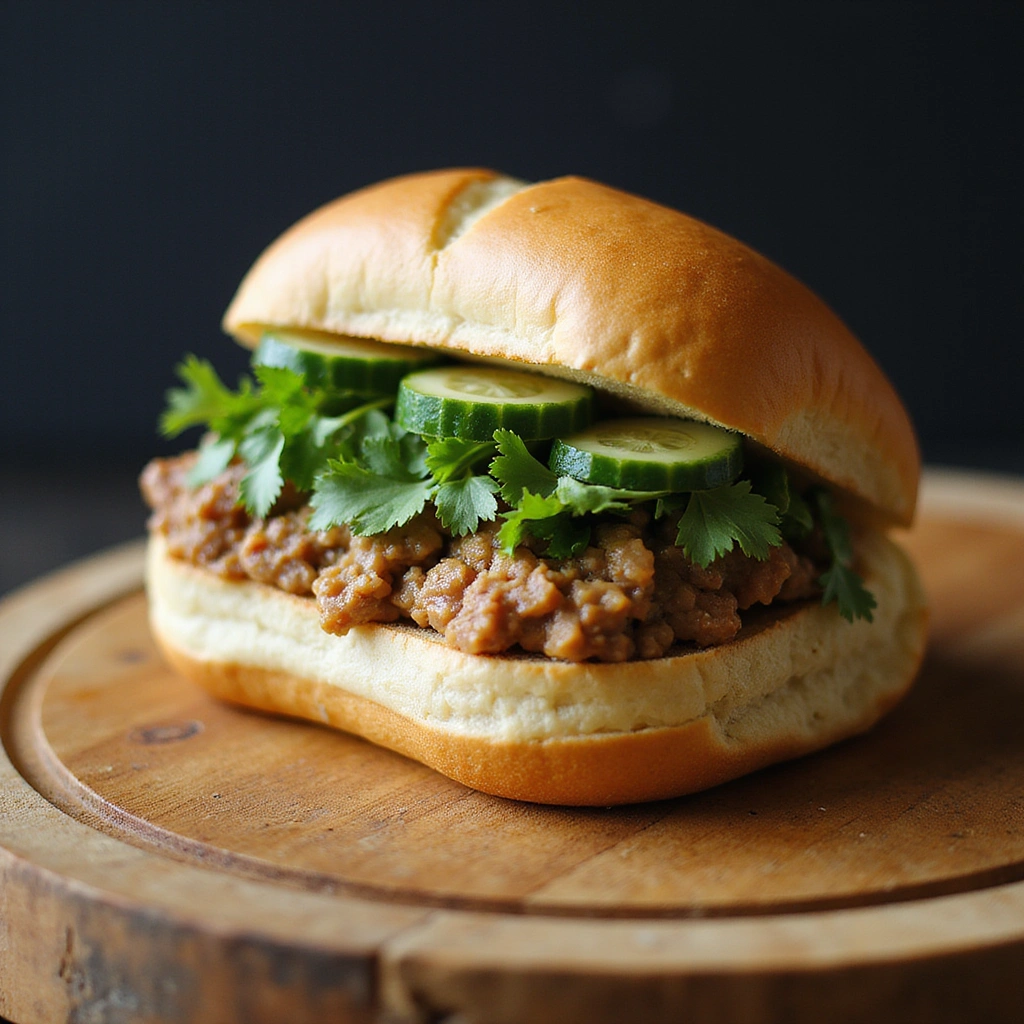 How to Make Bahn Mi Stuffing for Authentic Vietnamese Sandwich - Step 8: Assemble the Banh Mi