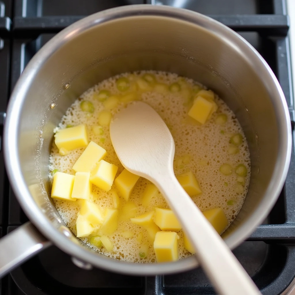 How to Make Brown Candy Pieces: A Sweet Treat - Step 2: Combine Sugar and Butter