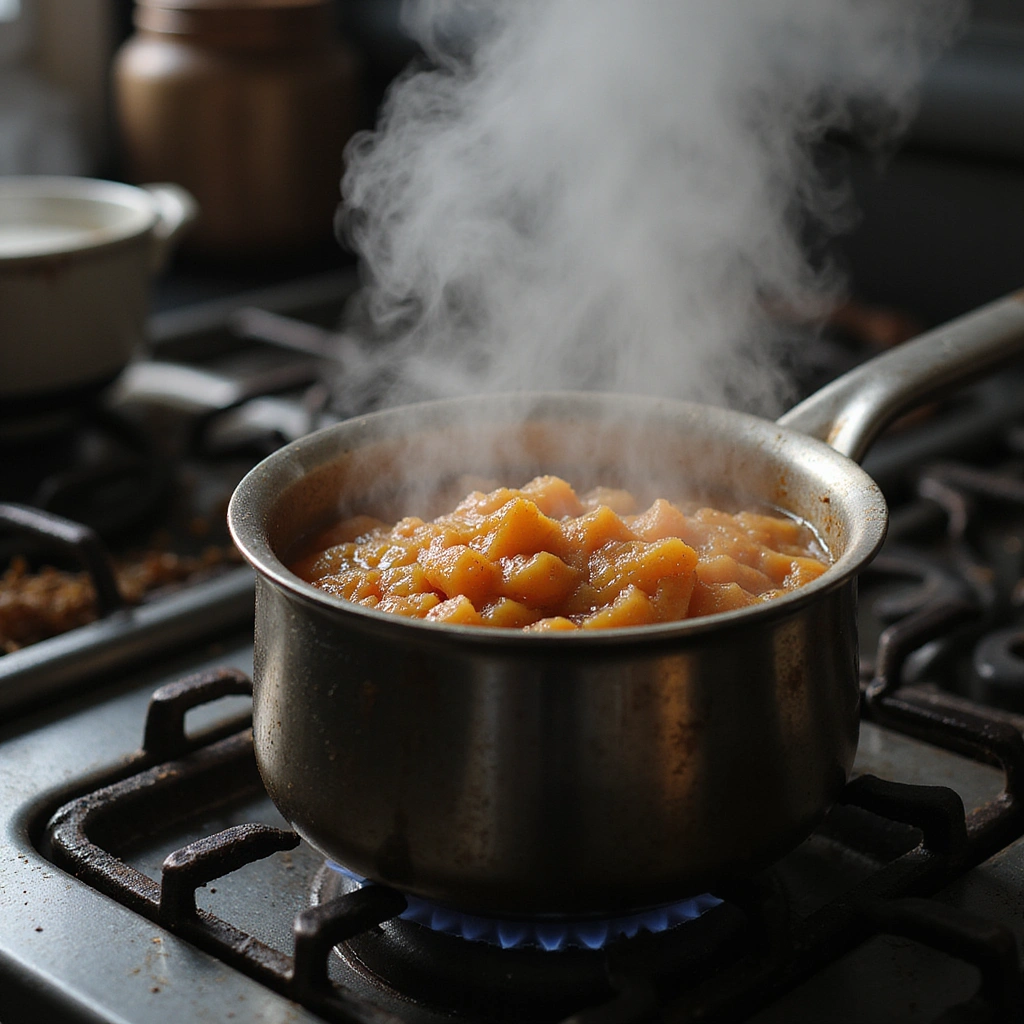 How to Make Brown Candy Pieces: A Sweet Treat - Step 5: Remove from Heat