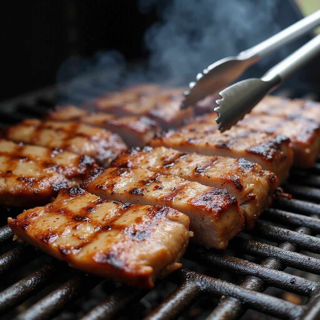 How to Make Thit Nuong for Banh Mi - Step 4: Grill the Pork