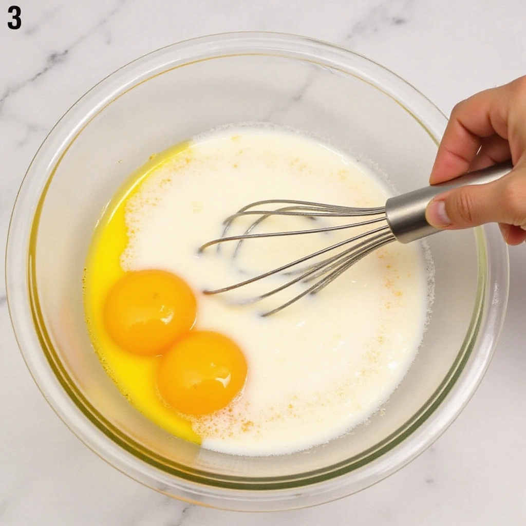How to Make a Simple Gluten Free Frittata for a Healthy Breakfast - Step 2: Whisk the Eggs
