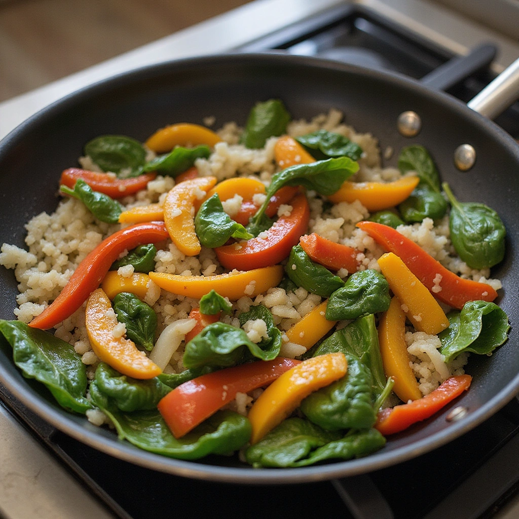 How to Make a Simple Gluten Free Frittata for a Healthy Breakfast - Step 3: Sauté the Vegetables