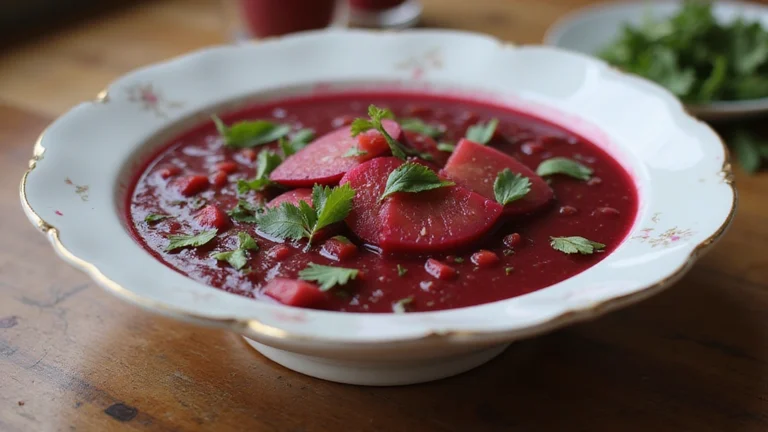 Traditional Vietnamese Beetroot Soup Recipe