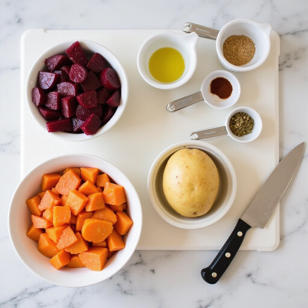 Traditional Vietnamese Beetroot Soup Recipe - Step 1: Prepare Ingredients