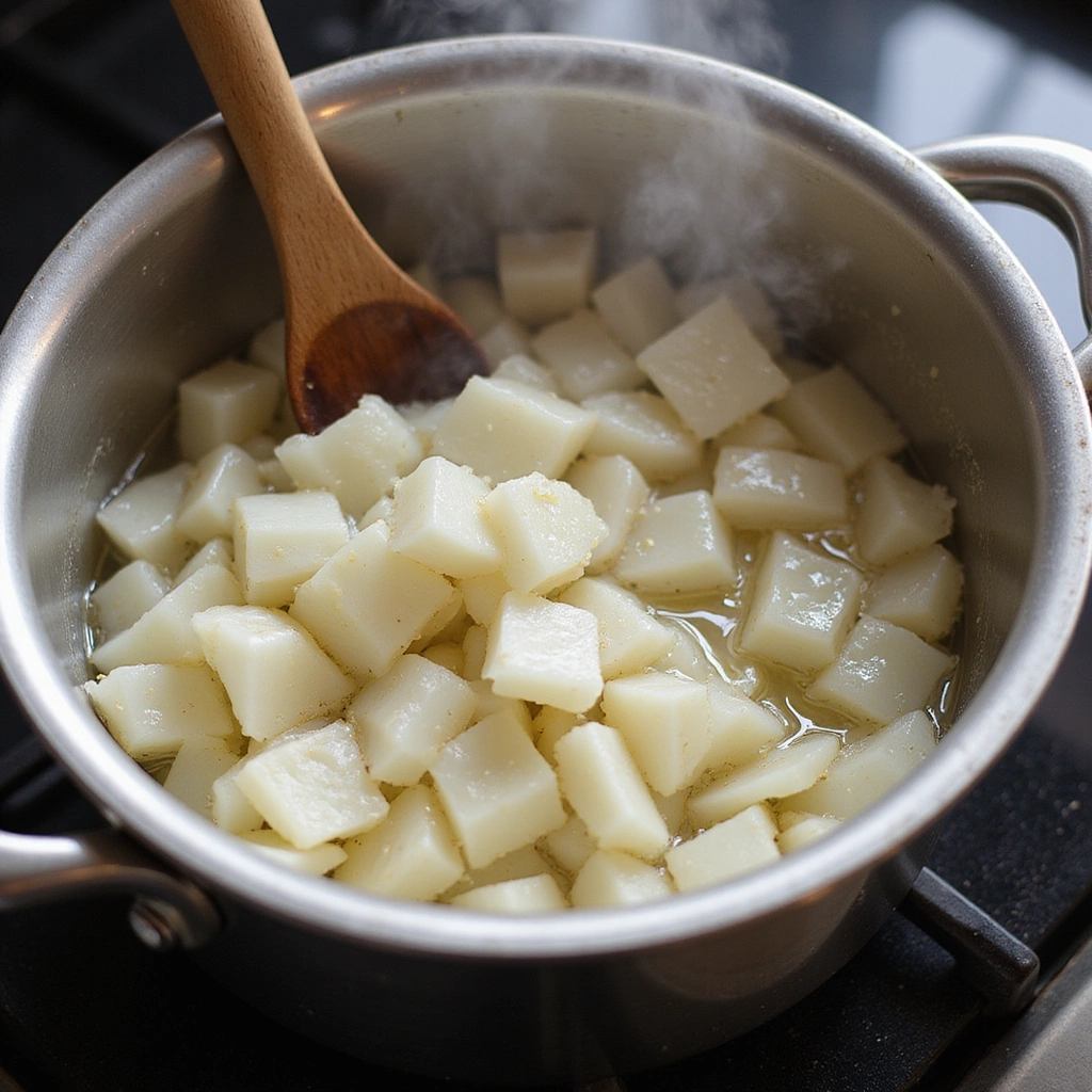 Traditional Vietnamese Beetroot Soup Recipe - Step 2: Sauté Onions