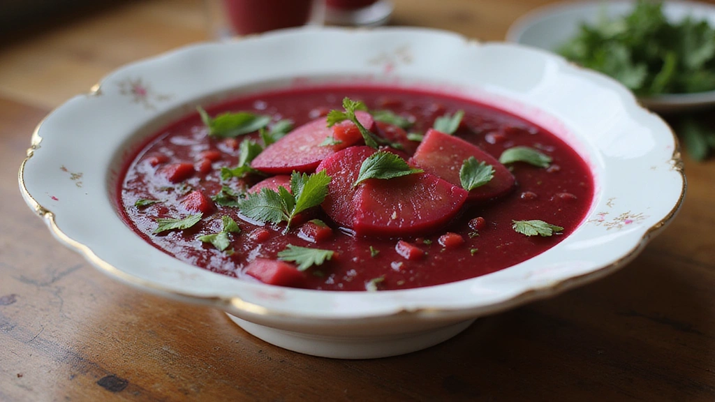 Traditional Vietnamese Beetroot Soup Recipe