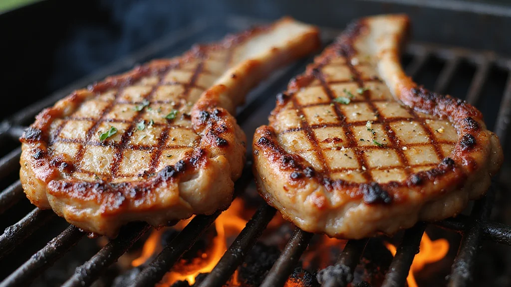 Authentic Vietnamese Broken Rice with Grilled Pork Chops - Restaurant Quality at Home - Step 4: Grill the Pork Chops