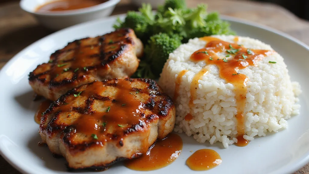 Authentic Vietnamese Broken Rice with Grilled Pork Chops - Restaurant Quality at Home - Step 7: Add the Pork Chops