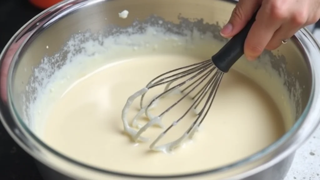 Bánh Đúc Recipe - Silky Smooth Vietnamese Pudding Cake for Breakfast or Dessert - Step 2: Mix the Batter