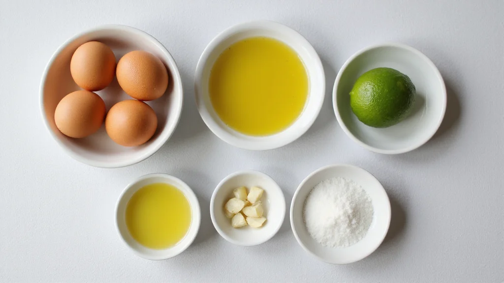 Homemade Vietnamese Mayonnaise Recipe - Fresh, Creamy, and Better Than Store-Bought - Step 1: Gather Ingredients