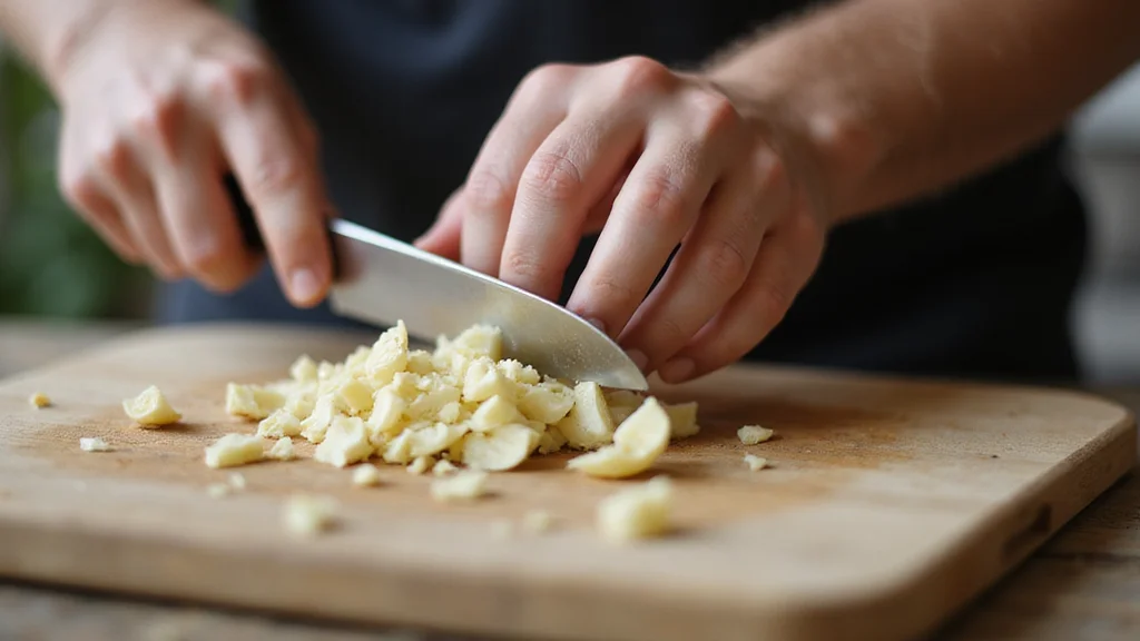 Homemade Vietnamese Mayonnaise Recipe - Fresh, Creamy, and Better Than Store-Bought - Step 3: Mince Garlic
