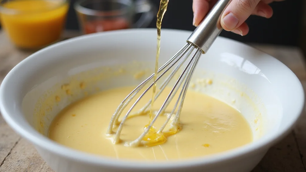 Homemade Vietnamese Mayonnaise Recipe - Fresh, Creamy, and Better Than Store-Bought - Step 5: Slowly Add Oil