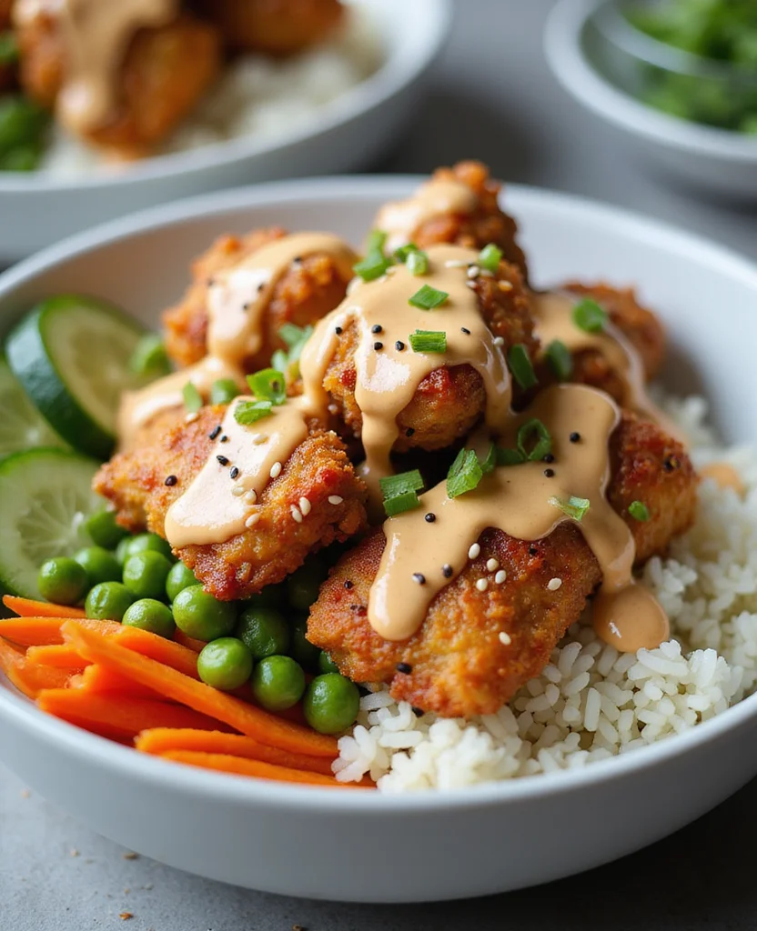 Bang Bang Chicken Bowl (Spicy Mayo Drizzle) - Step 1: Prepare the Chicken 1