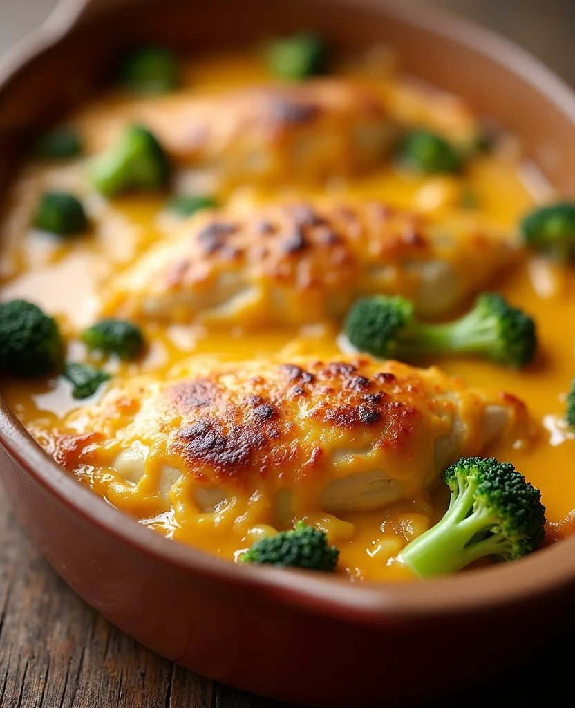 Cheesy Chicken Stuffing Casserole (Broccoli Hidden!) - Step 5: Combine Base Layer 1