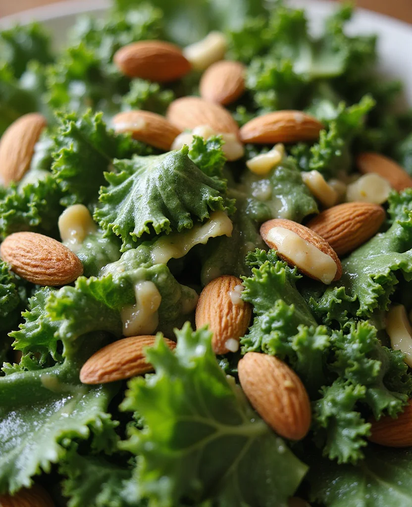 Chick Fil A Kale Salad Copycat (Crunchy Healthy) - Step 2: Massage Kale 1