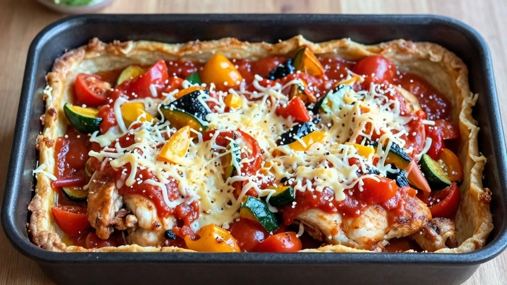 Chicken Crust Pizza (Keto Low-Carb) - Step 5: Add Sauce and Toppings 1