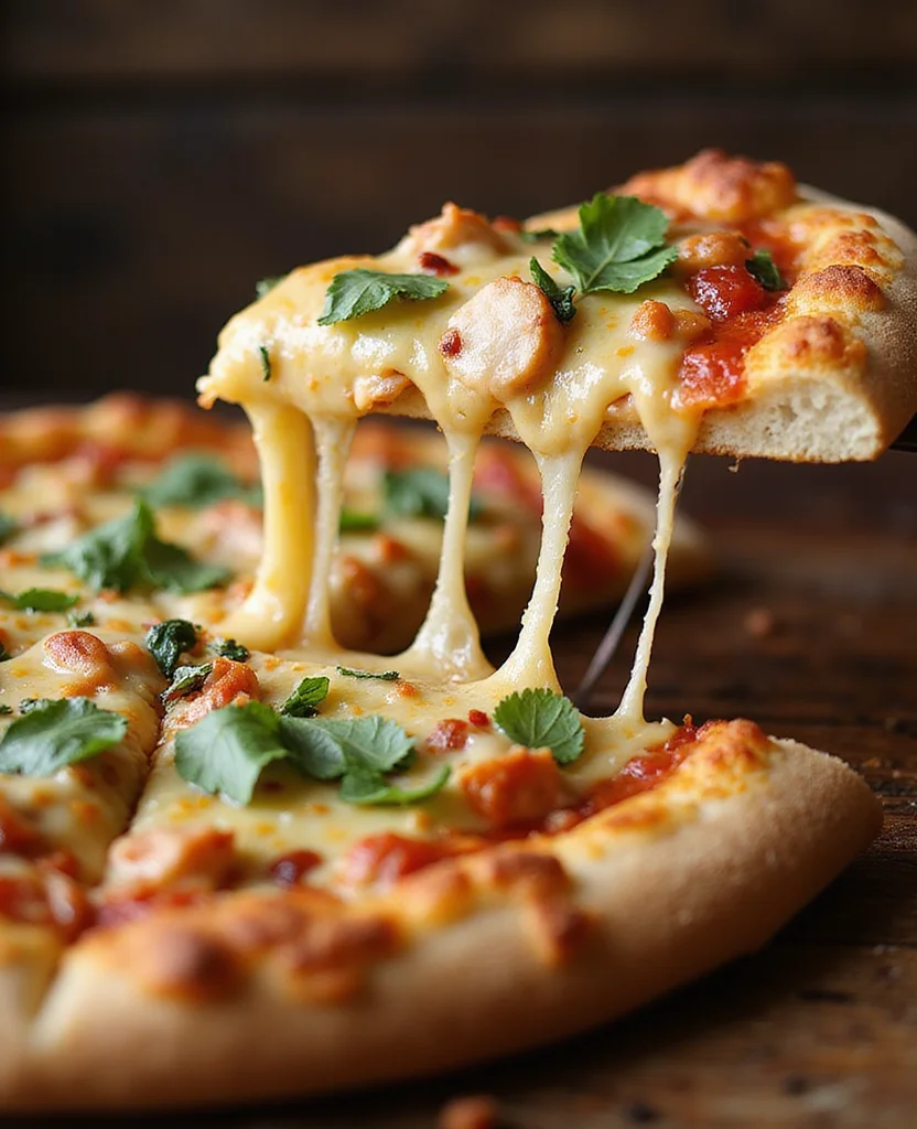 Chicken Crust Pizza (Keto Low-Carb) - Step 7: Slice and Serve 1