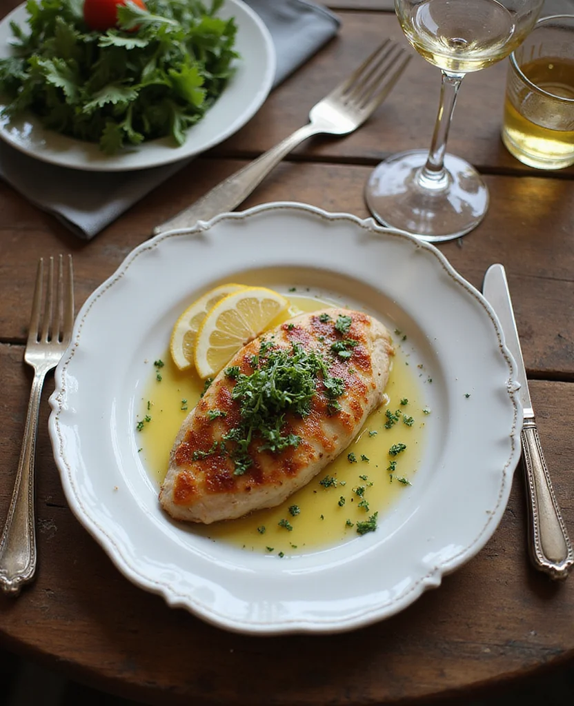 Chicken Paillard: 12-Min French Bistro Dinner (Juicy!) - Step 3: Sear Chicken 1