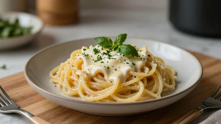 Creamy Garlic Spaghetti (One-Pot Family Favorite)