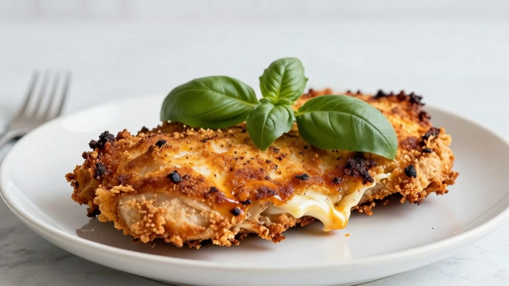 Crispy Baked Chicken Parmesan (Better Than Takeout) - Step 9: Garnish and Serve 1