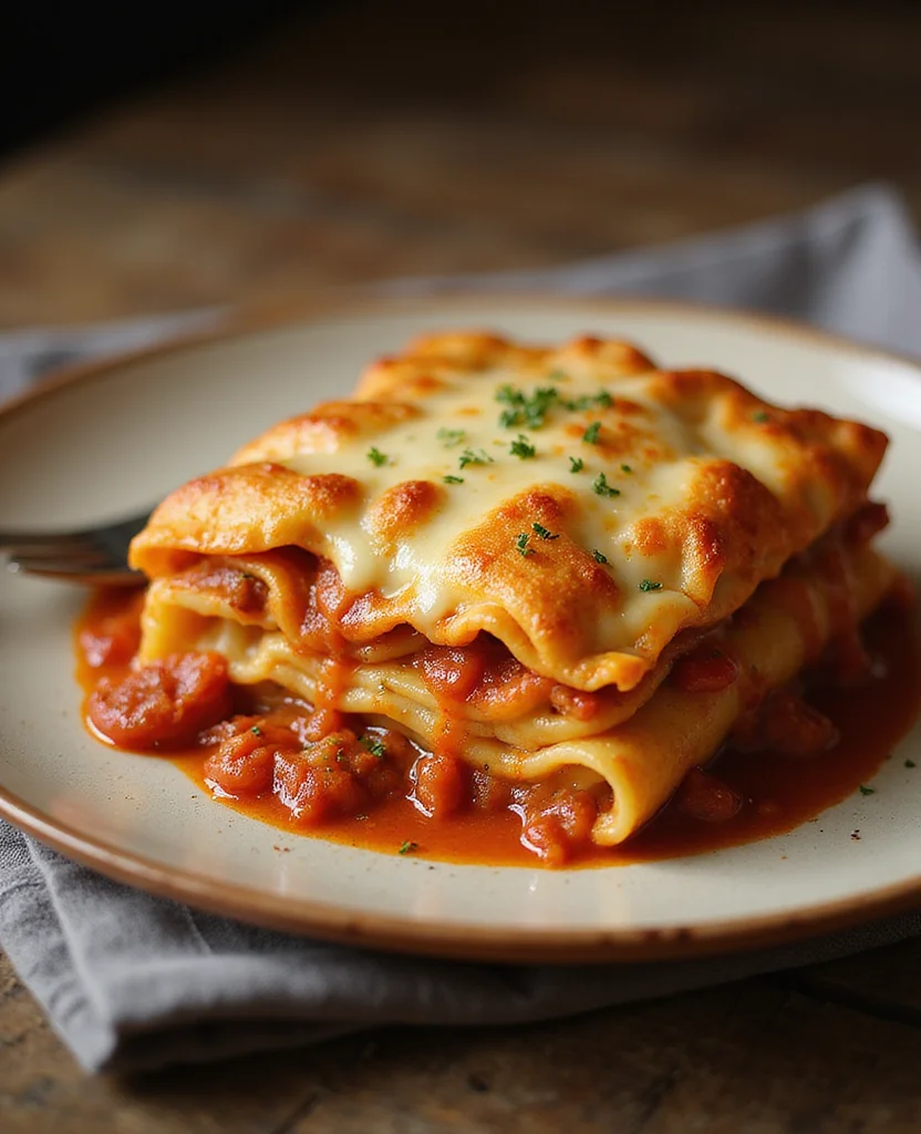 Easy Cottage Cheese Lasagna (No Ricotta Needed!) - Step 6: Assemble Lasagna 1