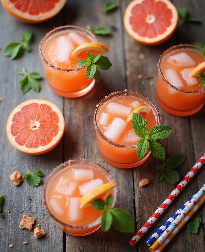 Easy Paloma Cocktail (Fresh Grapefruit) - Step 3: Juice the Grapefruit 1