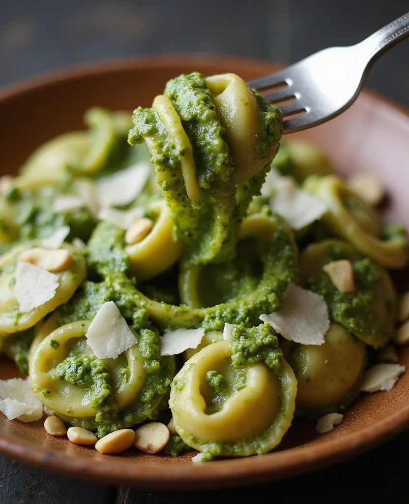 Easy Tortellini with Pesto (Weeknight Ready) - Step 6: Plate and Serve 1