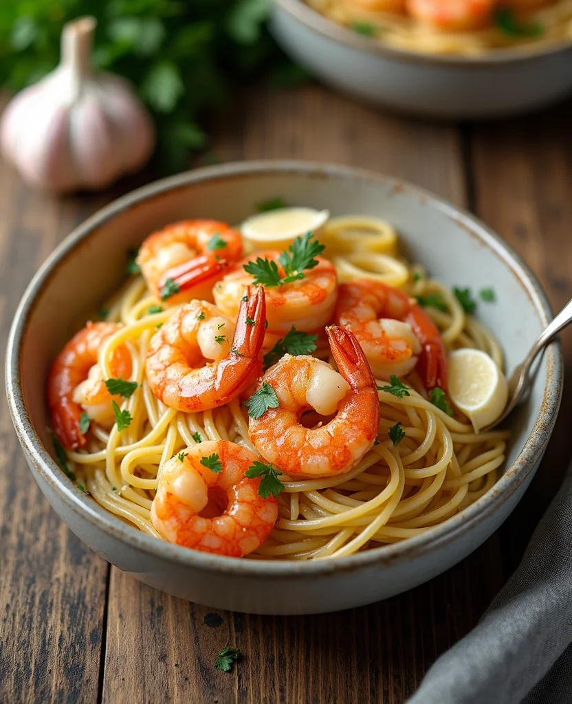 Garlic Butter Shrimp Pasta (Dinner in 15 Min) - Step 4: Make the Sauce 1