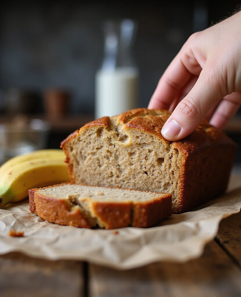 High-Protein Banana Bread (Gym Fuel Loaf) - Step 5: Prepare Loaf Pan 1