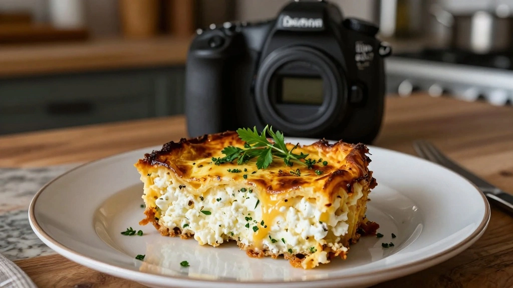 High-Protein Egg Bake with Cottage Cheese