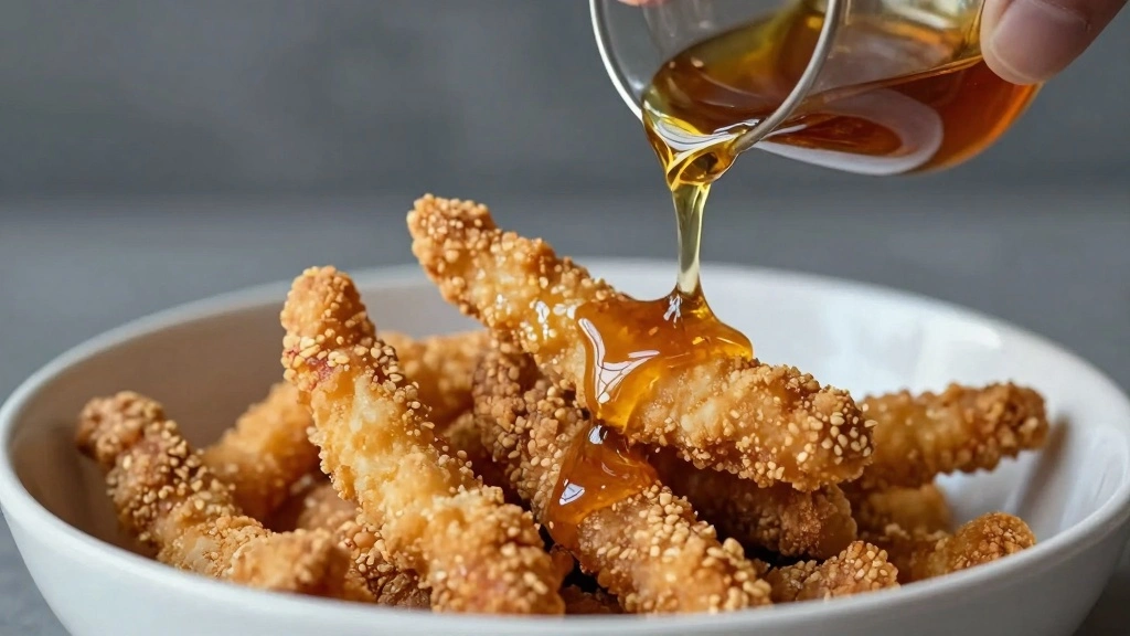 Hot Honey Chicken Tenders (Sweet Heat Bliss) - Step 8: Coat Chicken with Sauce 1