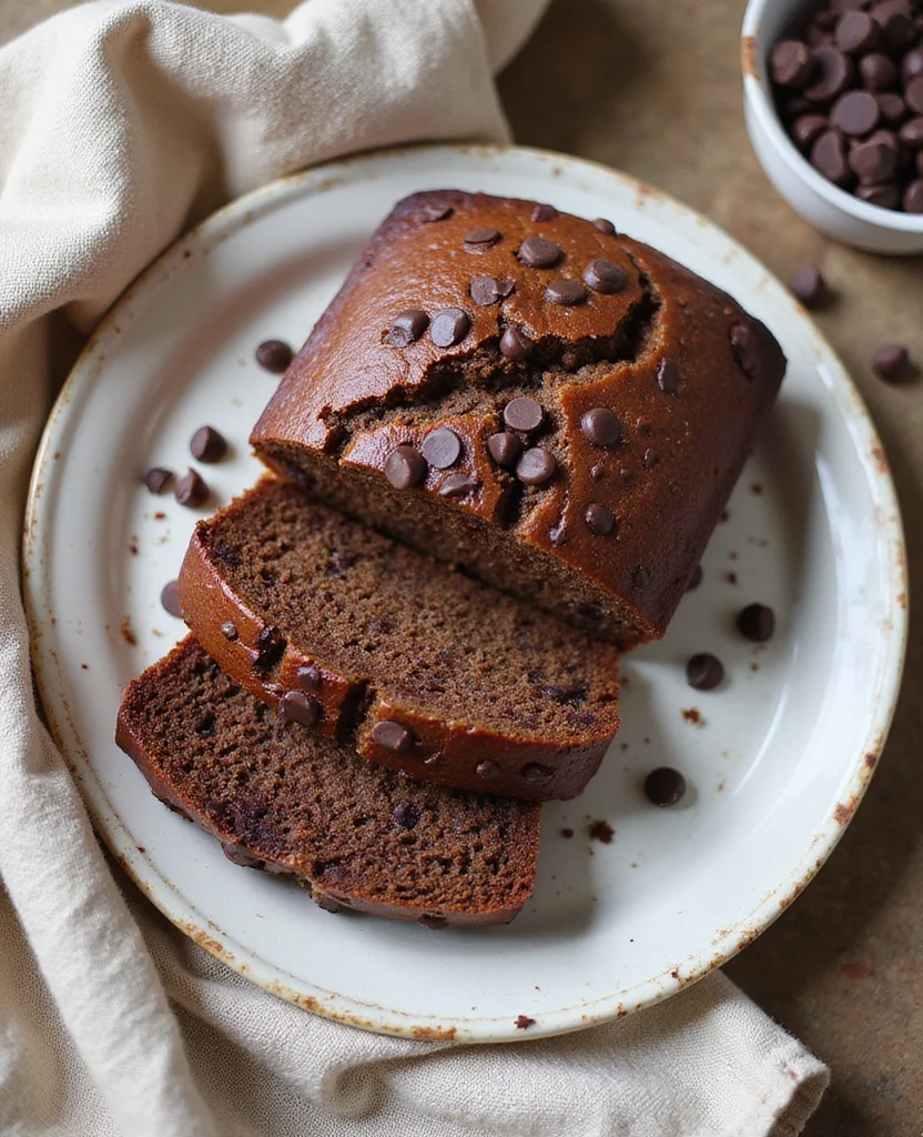 Moist Chocolate Chip Banana Bread (3-Ingredient Hack!) - Step 7: Bake the Bread 1