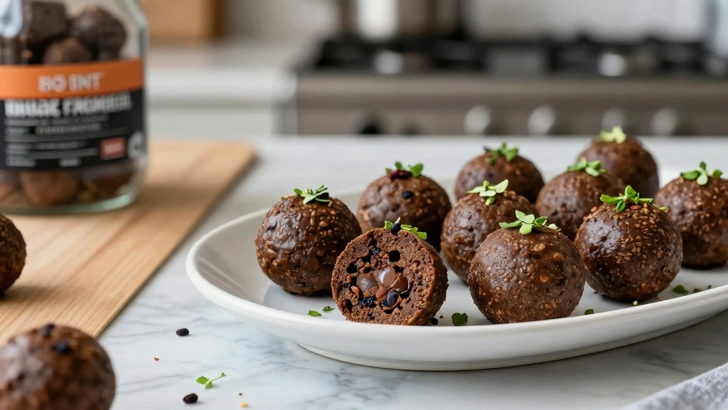 No-Bake Brownie Protein Balls (5 Ingredients)