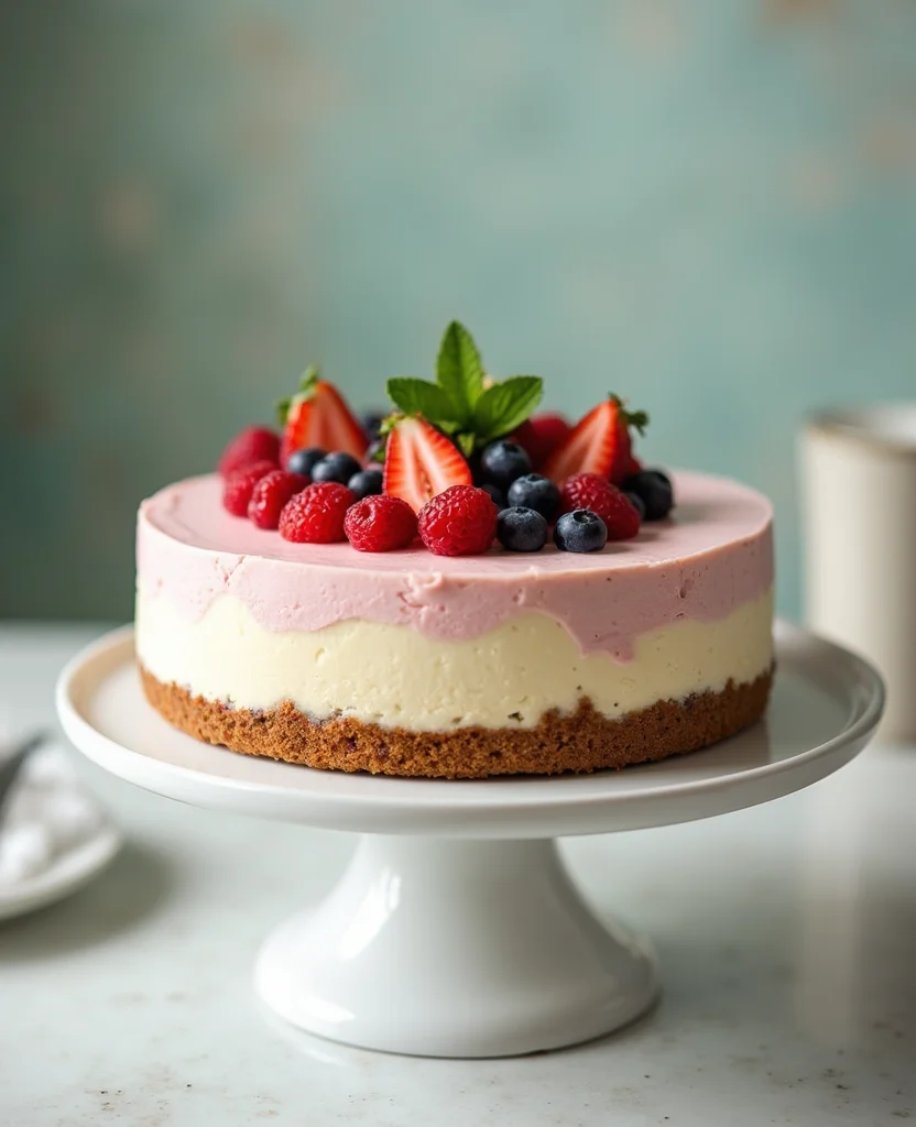 No-Bake Ice Cream Cheesecake (Creamy Dream) - Step 5: Incorporate Ice Cream 1