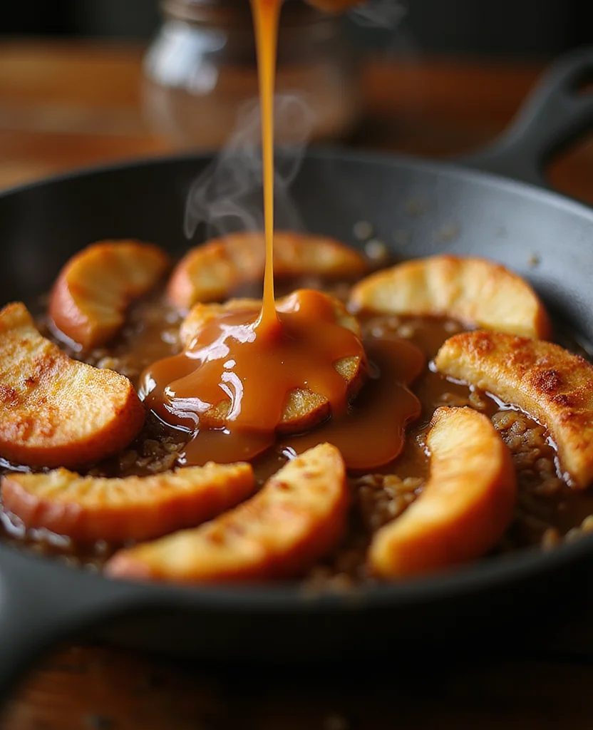 Perfect Caramelized Apples (Crepe-Ready in 10 Min) - Step 4: Sprinkle Sugar and Cinnamon 1