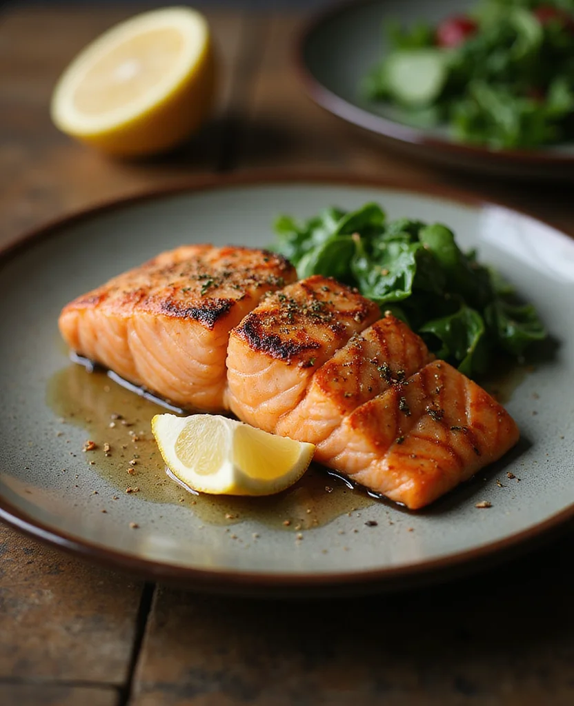 Seared Salmon on Spinach (15-Min Japanese Dinner) - Step 6: Infuse Flavors 1