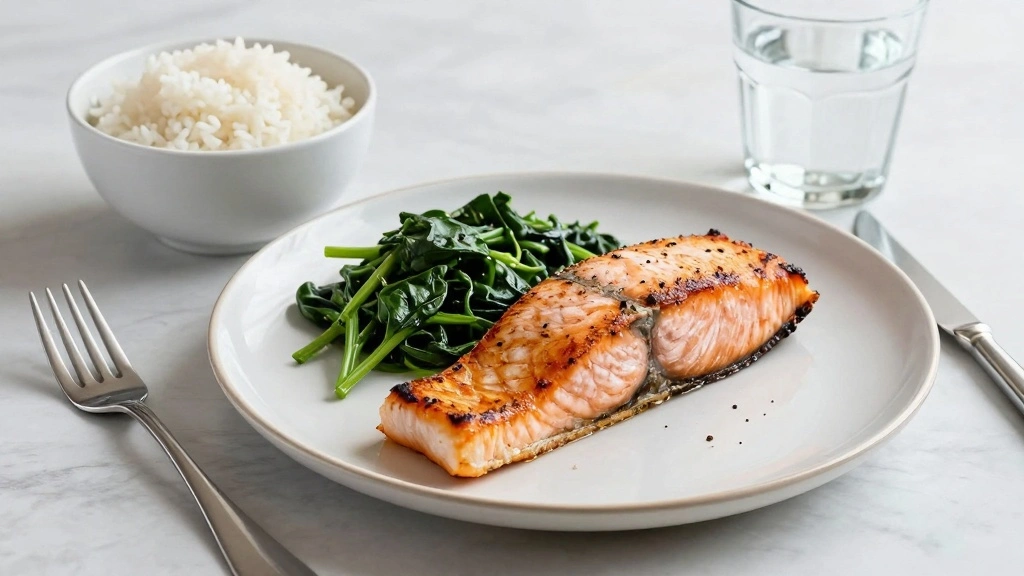 Seared Salmon on Spinach (15-Min Japanese Dinner) - Step 8: Serve Immediately 1
