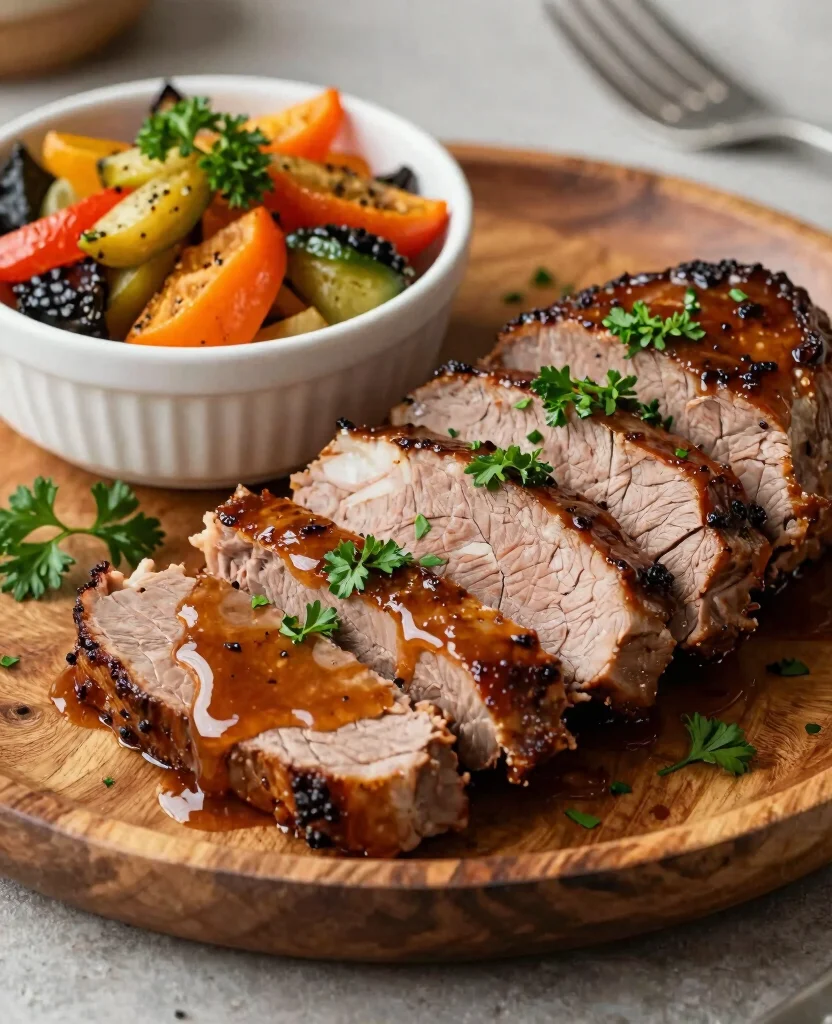 10 Best Slow Cooker Pork Tenderloin Recipes - 1. Sweet and Savory Maple Dijon Pork Tenderloin 1