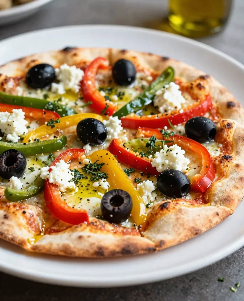 10 Creative Naan Pizza Recipes for a Fast Dinner - 3. Mediterranean Veggie Naan Pizza 1