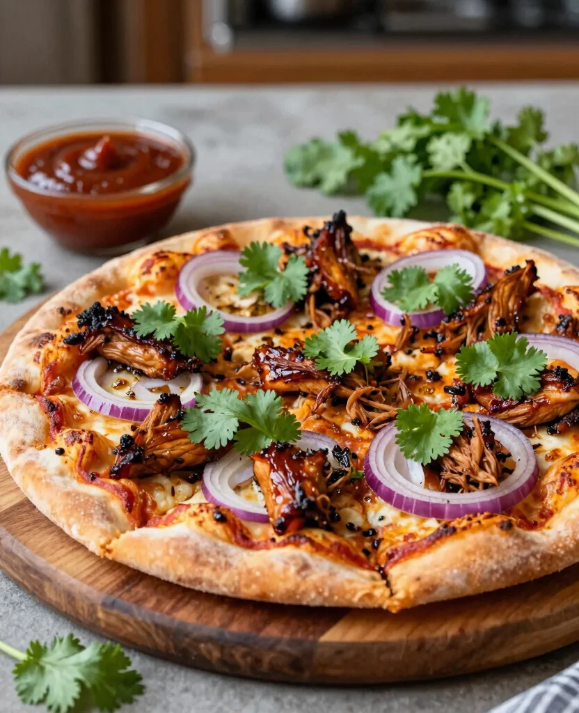 10 Gourmet Pizza Recipes to Make at Home - 2. BBQ Jackfruit Pizza 1