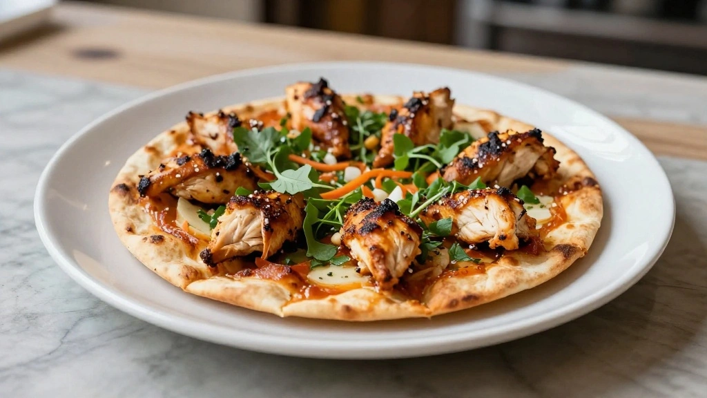 10-Minute BBQ Chicken Flatbread Pizza