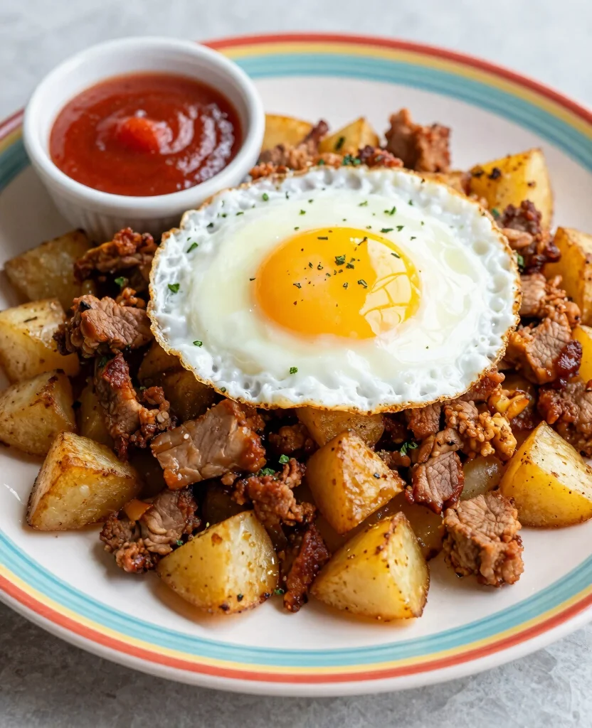 12 Creative Meals Made from Leftover Pork Tenderloin - 12. Pork and Potato Hash 1
