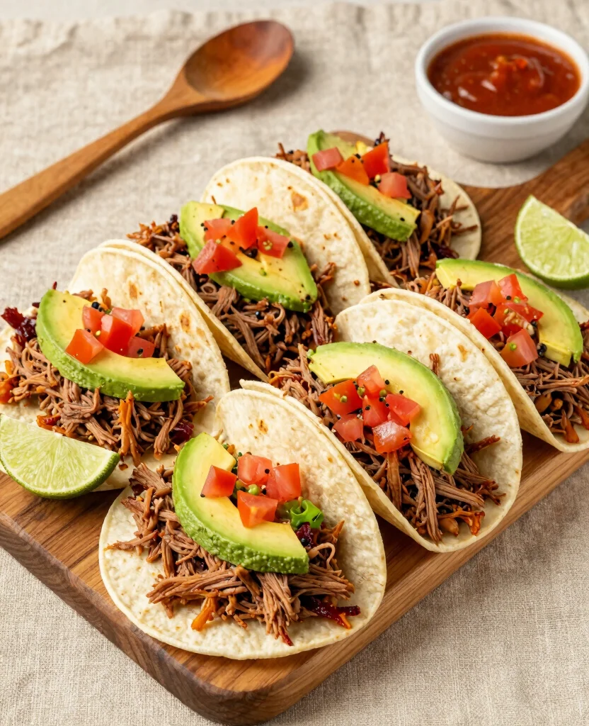 12 Creative Meals Made from Leftover Pork Tenderloin - 2. Pulled Pork Tacos 1