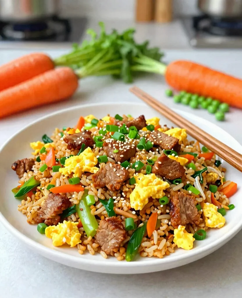 12 Creative Meals Made from Leftover Pork Tenderloin - 4. Pork Fried Rice 1